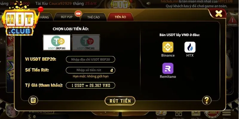 Những mẹo xử lý lỗi rút tiền Hitclub cực dễ